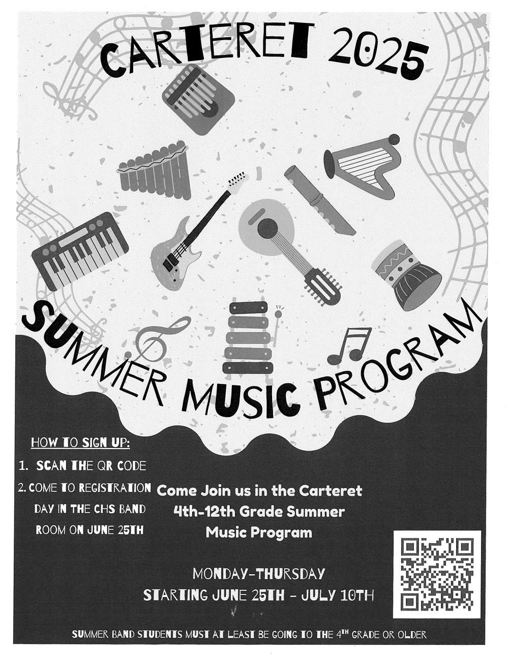  Carteret Summer Music Program